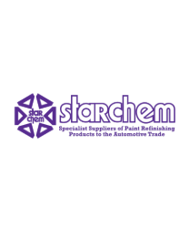 A range of StarChem Ltd automotive refinishing supplies and workshop consumables.