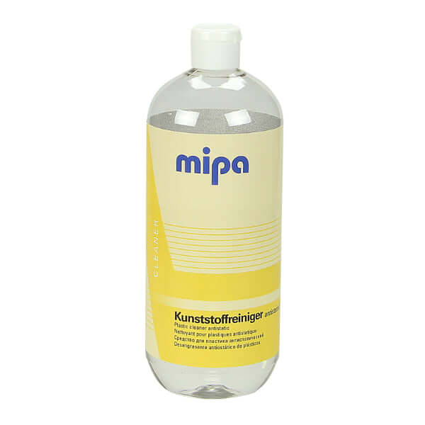 Mipa Plastic Cleaning Agent bottle for degreasing and preparing plastic surfaces before refinishing