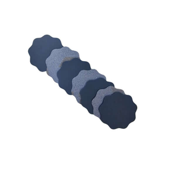 MP P1500 Sanding Patches - Flexible abrasive patches for precision finishing.