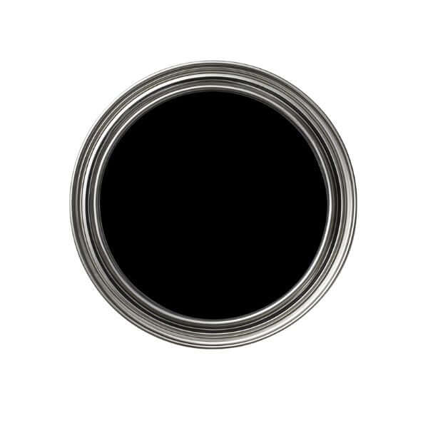 Monofil Smart+ Spray Paint 500ml in black color displayed in a round paint can.