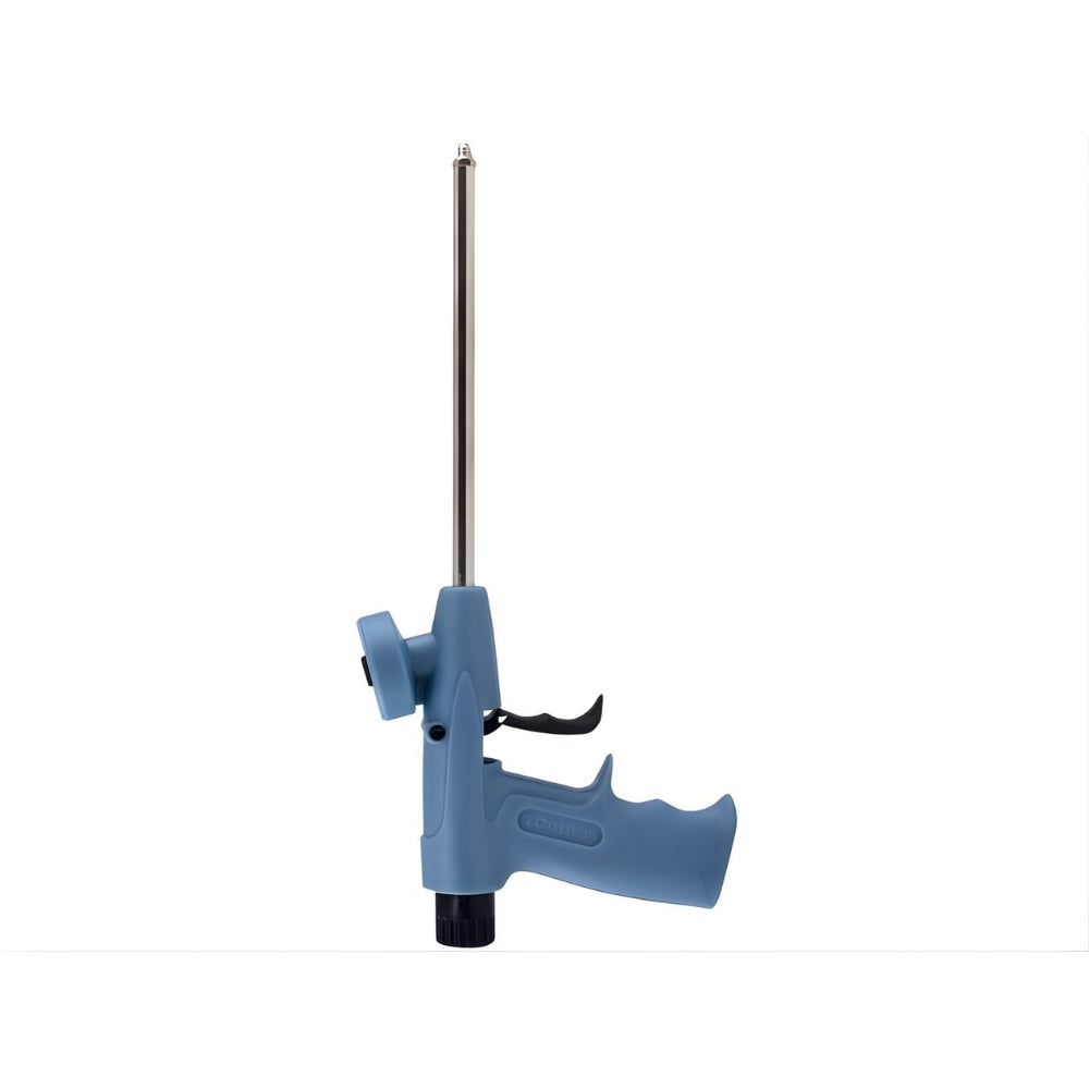 Soudal Compact PU Foam Gun for precise and efficient application of expanding foam, ideal for UK DIYers.