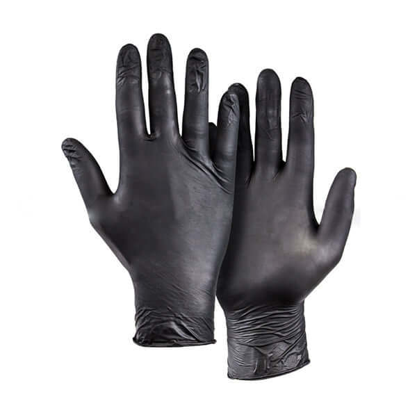MP Nitrile Gloves HI-Risk M Black Powder-Free EACH Nebula Paint Products Limited
