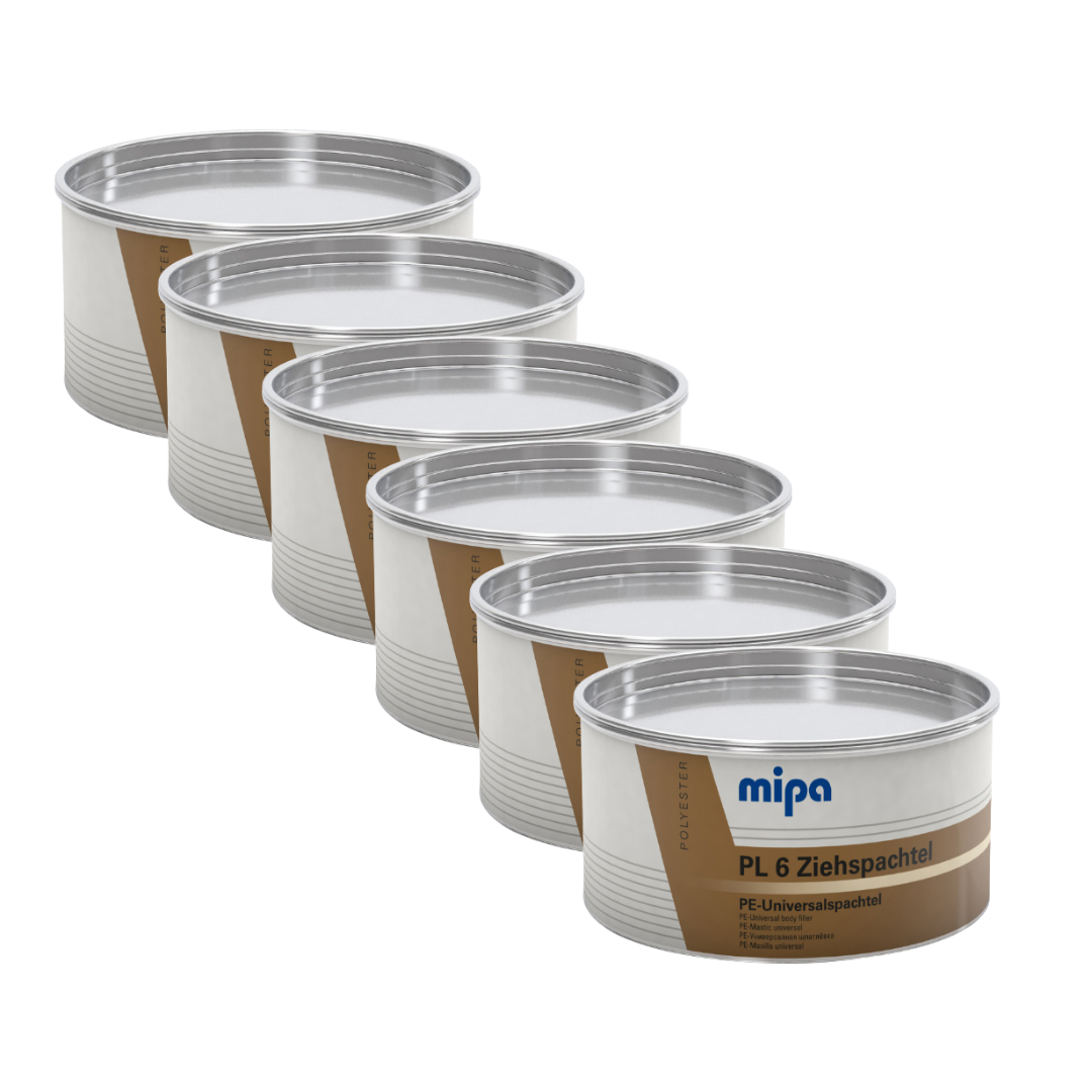 Mipa PL6 2K Universal Body Filler Incl Hardener (2kg)
