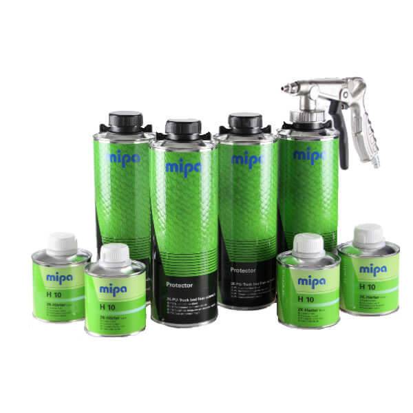 Mipa Protector Set Mipa Protector is a professional-grade, highly resistant 2K polyurethane-acrylic paint system designed for environments that demand extreme durability. Engineered to provide a "tough, durable, and protective" finish, this coating is the