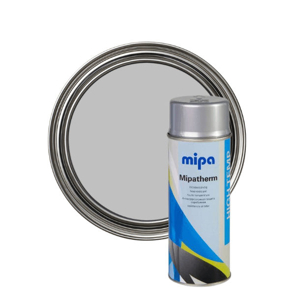 Mipatherm Heat-Resistant Spray Paint (400ML) with a heat-resistant coating and a sleek can design.