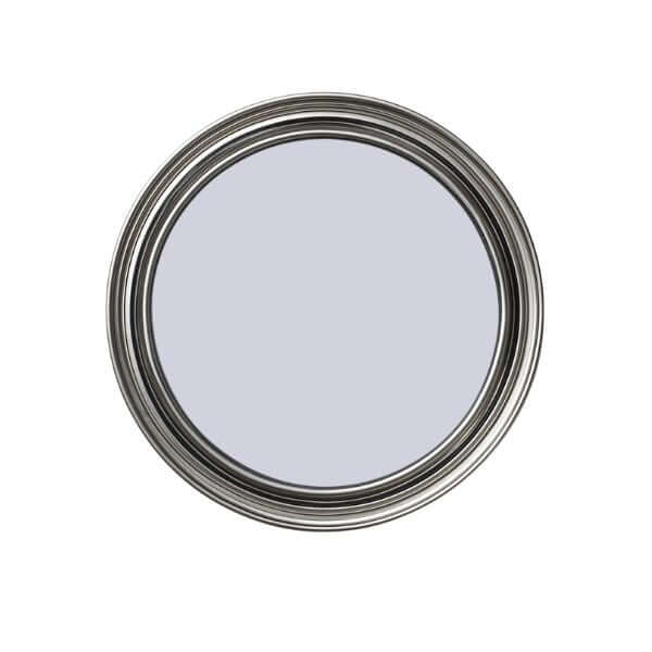 Round decorative mirror with a sleek silver frame, perfect for enhancing home decor.