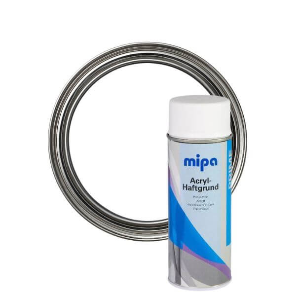 Mipa High Build Primer Filler (400ML) with a metal ring, ideal for professional refinishing and surface leveling.