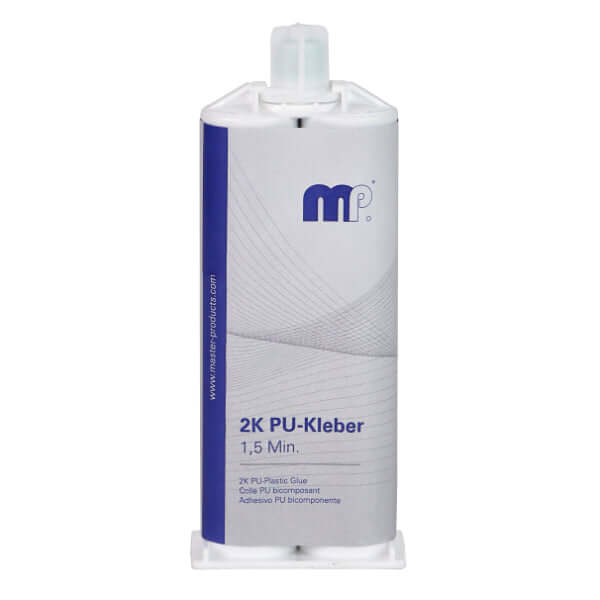 MP 2K PU Glue (50 ml) incl 2 x Nozzle - Fast-curing polyurethane adhesive for plastic repairs.