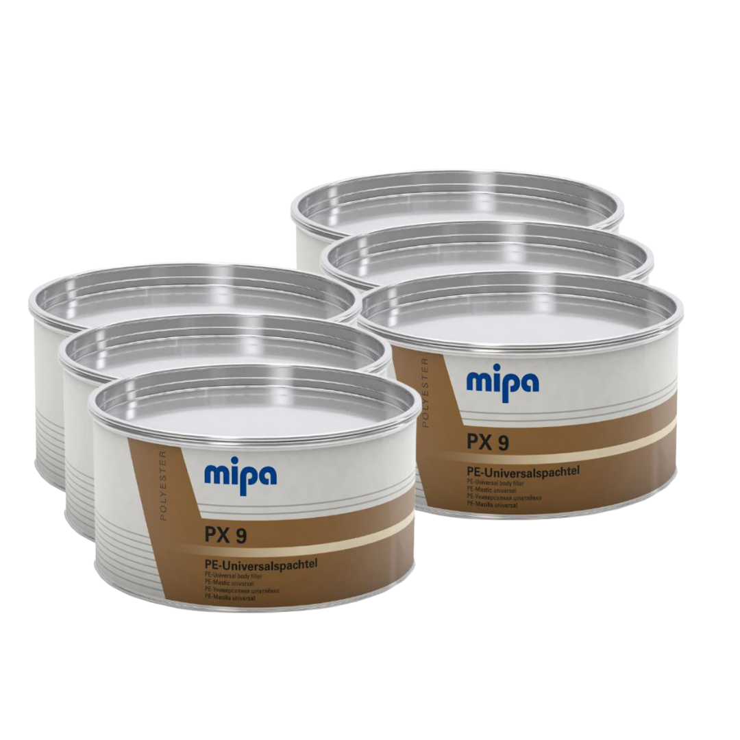 PX9 + Hardener Univ 2 Comp Polyester Putty 1 Ltr