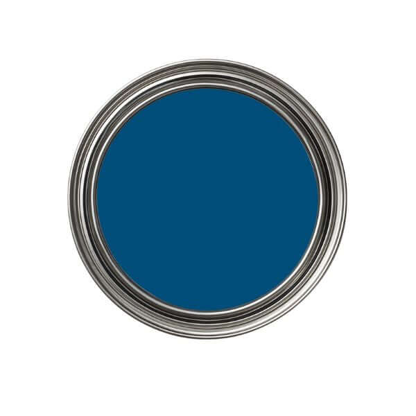 Mipa 4 in 1 DS Spray Paint (400ml) sample color displaying a rich blue shade in a circular paint can.