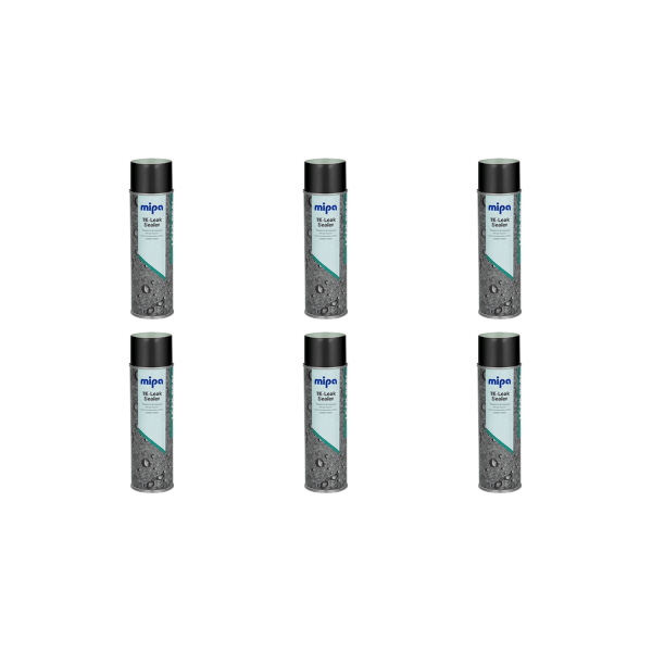 Mipa 1K Leak Sealer Spray 400ml - six cans of high-performance leak sealer for various surfaces.