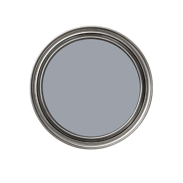 Round mirror with a thick, decorative silver frame, ideal for home decor and stylish interiors.