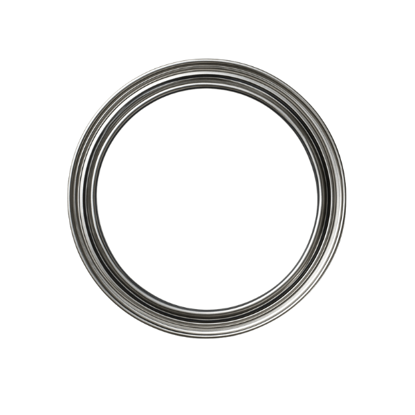 Circular stainless steel wire frame for various DIY projects.