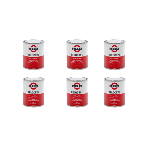 Relo 4+1 Acryfiller 1lt Grey