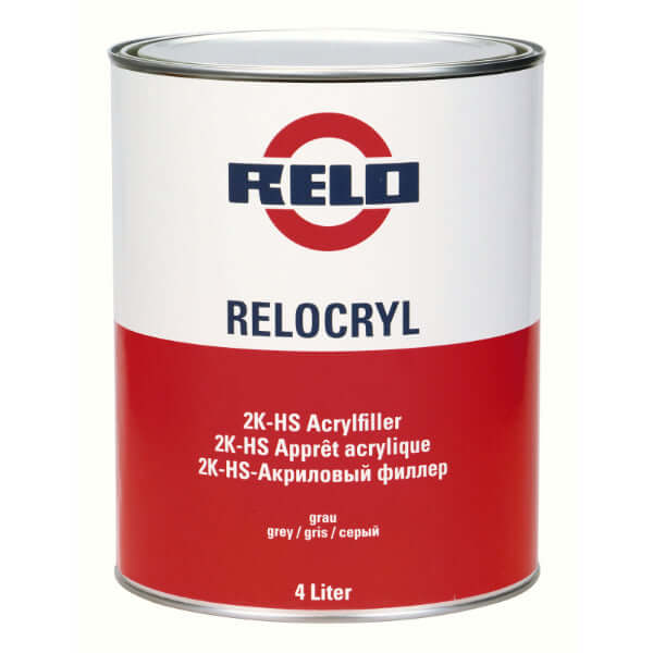 Relo 4+1 Acryfiller 4lt Grey