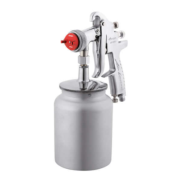 Anest Iwata AZ1 HTE 2S Suction Spray Gun for high-performance automotive and industrial coatings.