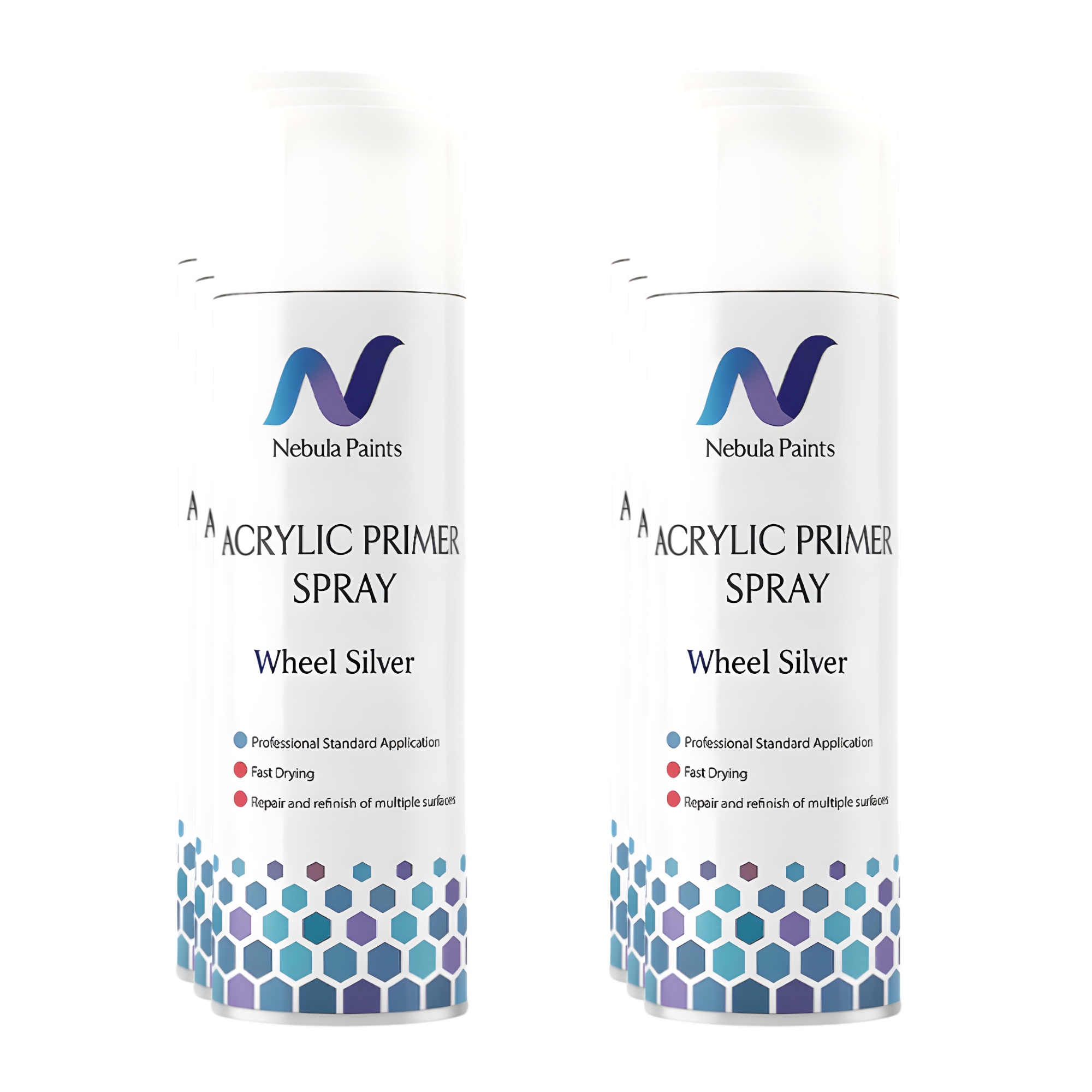 Nebula Paints Acrylic Topcoat Spray Paint (500 ml) for professional standard application and fast drying.