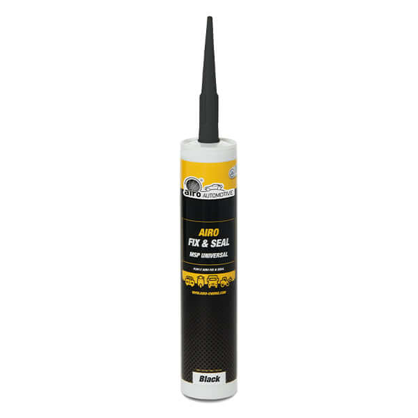 Airo-Chemie FIX & SEAL Polymer Sealant 290ml - Black, versatile sealant for various materials.