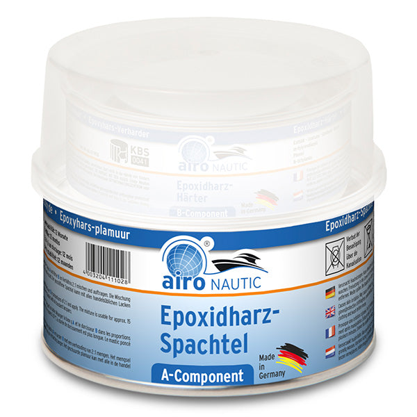Airo-Chemie Nautic Epoxy Filler Light Grey 600g + Spatula Airo-Chemie