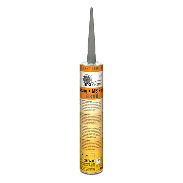 Airo-Chemie Sprayable Seam Sealer 310ml - Grey in a tube with nozzle for easy application.