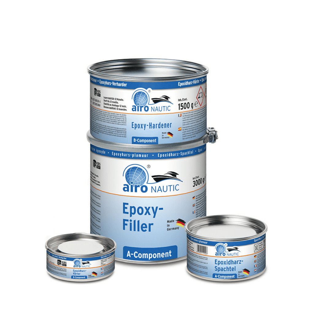 Airo Nautic Epoxy Filler (Light Grey) Including Hardener