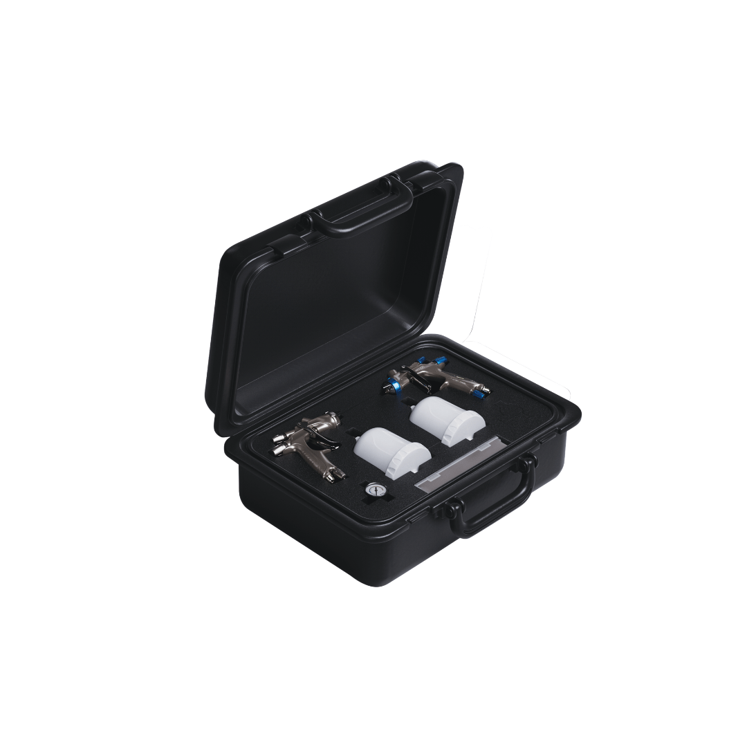 Anest Iwata Series 2.1 & WS-Primer Twin Kit (1.3mm Nozzle Size + 600ml Cup)