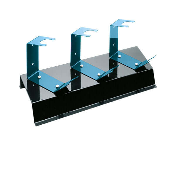 CENTRAL GRAVITY GUN HOLDER (3 SPRAY GUNS) for secure storage of up to three spray guns in workshops.