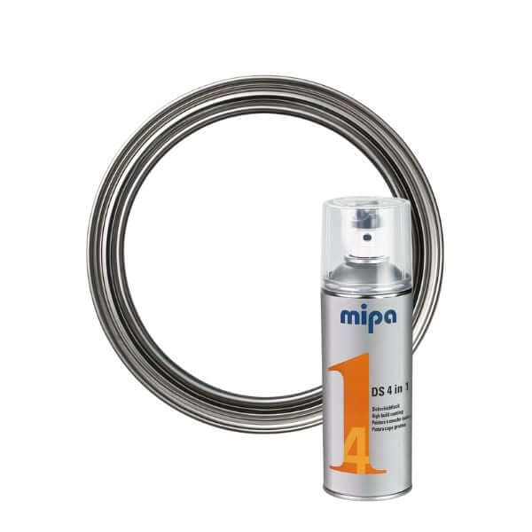 Mipa 4 in 1 DS Spray Paint (400ml) with metal wire, ideal for multiple surfaces and corrosion protection.