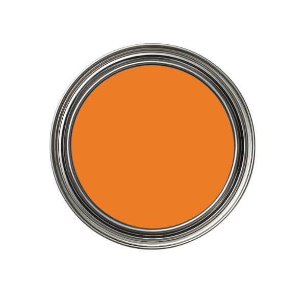Mipa 4 in 1 DS Spray Paint (400ml) vibrant orange color in a paint can.