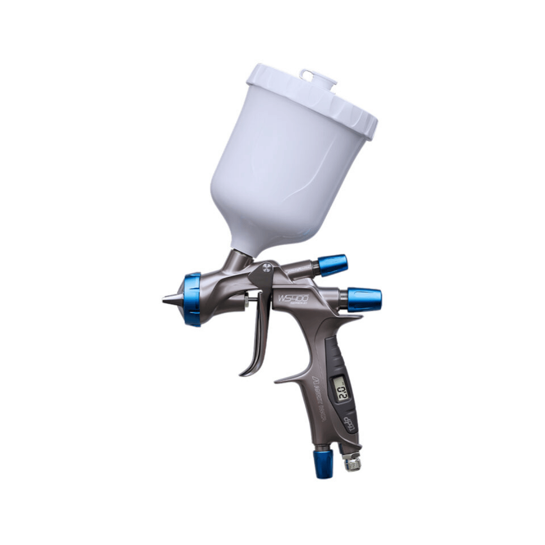 Anest Iwata WS-400 Series 2.1/Pro Basecoat Spray Gun + 600ml Cup (Digital/Non Digital, Various Nozzle types)