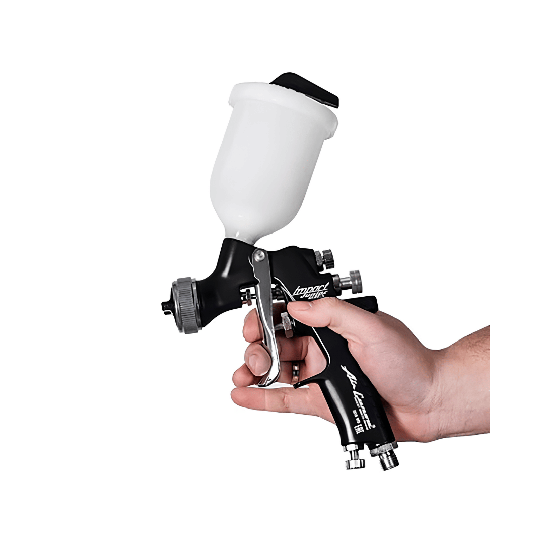 Anest Iwata Air Gunsa AZ4 HTE-S Impact Junior Gravity Feed Spray Gun (0.8mm - 1.4mm Nozzle + 70ml - 600ml Cup)