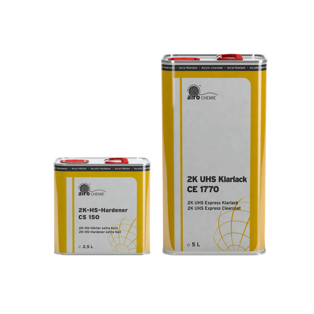 Airo-Chemie 2K UHS Express Clearcoat CE 1770 (5L) & 2K HS Hardener CS 150 Extra Fast (2.5L)