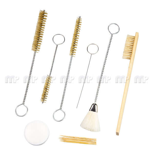 MP Gun Cleaning-Set Basic accessories including brushes and cleaning tools for efficient spray gun maintenance.