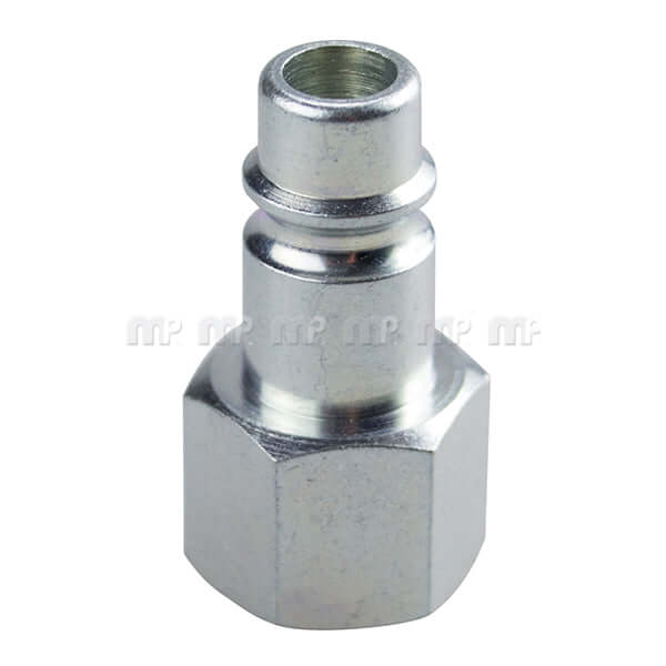 MP Air Line Connector, durable fitting for pneumatic systems and spray guns, ensuring a secure connection.