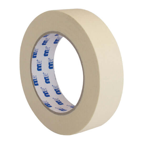 MP Tape 610 50 m Roll x 48 mm - Standard masking tape for professional car refinishing.