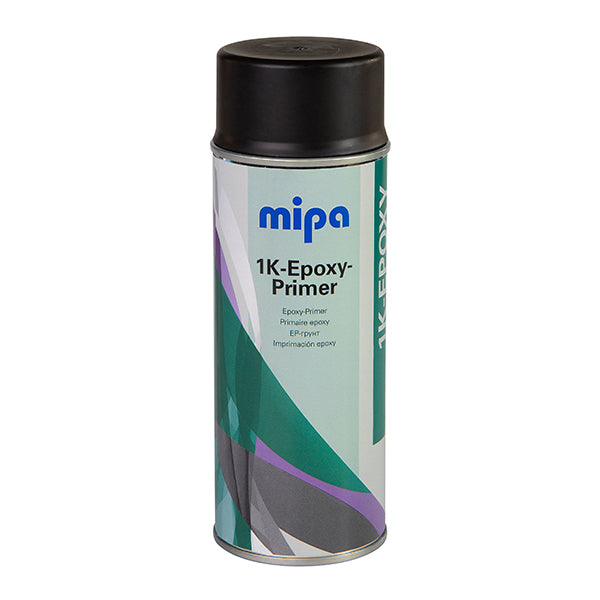 Mipa 1K Epoxy Primer Black (400ml) EACH Black Mipa Paints Limited