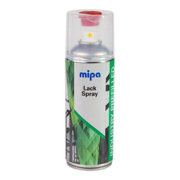 Mipa 2K Pre-Charged (PU) 400ml aerosol spray can for industrial applications with a professional finish.
