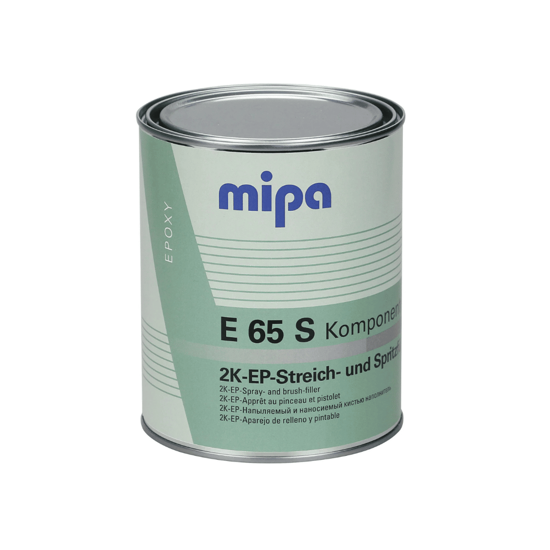 Mipa E65 S 2K Epoxy Spray & Brush Filler Including Hardener (1.5kg)