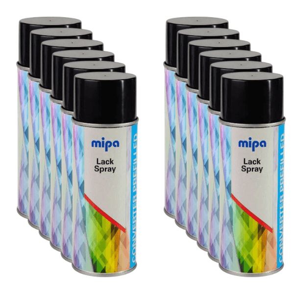 Mipa 1K Converter Aerosol 400ml - pack of spray cans designed for 2K one-layer topcoats application.