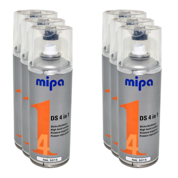 Mipa 4 in 1 DS Spray 5015 Sky Blue (400ML) Box Blue Mipa Paints Limited