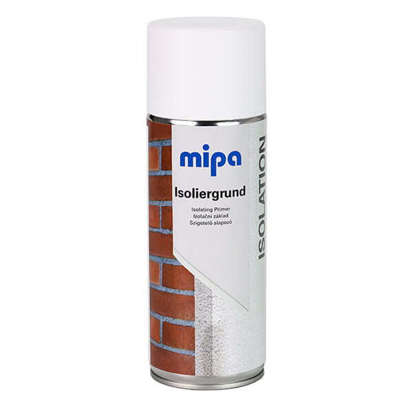Mipa Isolating Primer for Stains (400ml) spray can for blocking stains on walls and ceilings.