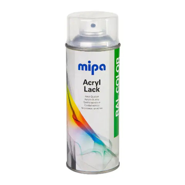 Mipa RAL Spray Paint (400ml) can of fast-drying acrylic paint for industrial and automotive use.