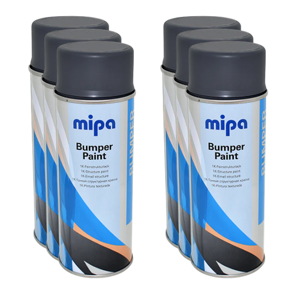 Mipa Bumper Spray Grey (400ML) Box Grey Mipa Paints Limited