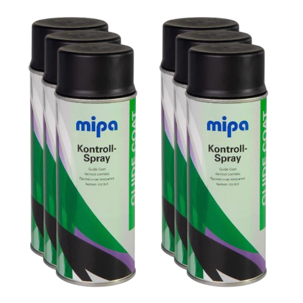 Mipa Guide Coat Aerosol (400ML) Box Black Mipa Paints Limited