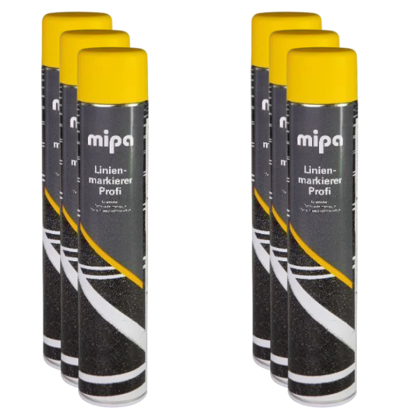Mipa Line Marking Aerosol 750ml – Yellow Box Mipa Paints Limited