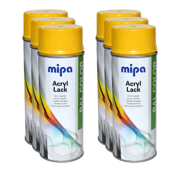 Mipa Ral 1004 Gold Yellow 400ml Box Yellow Mipa Paints Limited