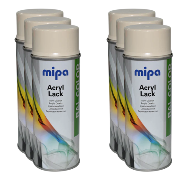Mipa Ral 1013 Pearl White 400ml Box White Mipa Paints Limited