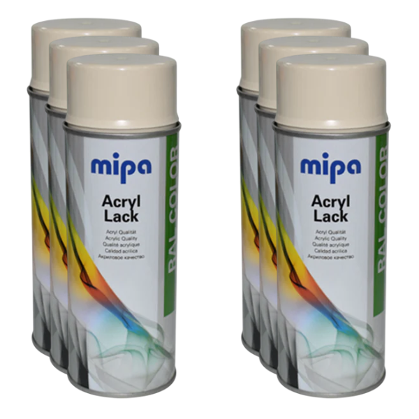 Mipa Ral 1015 Light Ivory 400ml Box White Mipa Paints Limited