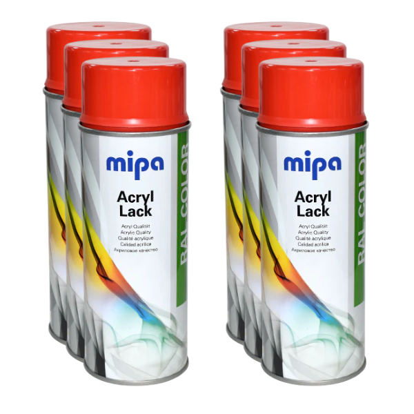 Mipa Ral 2002 Blood Orange 400ml Box Orange Mipa Paints Limited
