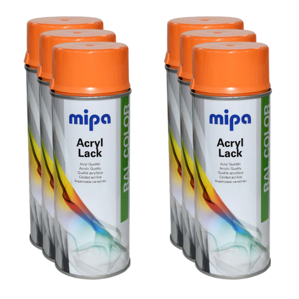 Mipa Ral 2003 Pastel Orange 400ml Box Orange Mipa Paints Limited